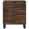 vidaXL Bedside Cabinet Walnut 50 x 33 x 60 cm Solid Acacia wood