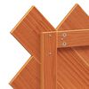 vidaXL Headboard Wax Brown 100 cm Solid Wood Pine