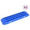 vidaXL Traction Boards 2 pcs Blue 106x30.5x7 cm Nylon