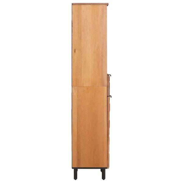 vidaXL Bathroom Cabinet Brown 38 x 33 x 160 cm Solid Mango Wood