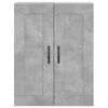 vidaXL Wall Mounted Cabinet Concrete Grey 69.5x34x90 cm Engineered Wood