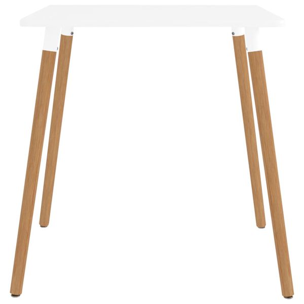 vidaXL 3 Piece Dining Set White