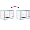vidaXL Terrarium with Storage Transparent 40 x 30 x 30 cm Glass