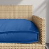 vidaXL Pallet Cushion Set 2 pcs Royal blue 150 x 40 x 8 cm