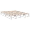 vidaXL Bookcase Bed without Mattress White 150x200cm Solid Wood Pine