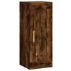 vidaXL Highboard Smoked Oak 34.5x34x180 cm Engineered Wood