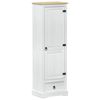vidaXL Wardrobes with Drawer White 55 x 38 x 170 cm Solid Pine Wood