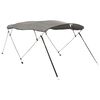 vidaXL 4-bow Bimini Top with Sidewalls 243x(230-244)x137 cm