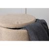 Venture Home Pouffe Dunken 51x51x43 cm Teddy Beige