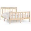 vidaXL Bed Frame without Mattress Solid Wood Pine 120x200 cm