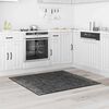 vidaXL Anti-slip Shaggy Rug Dark Grey 120 x 120 cm PP