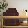 vidaXL Towels 10 pcs "FROGN" Brown 100x200 cm 100% Cotton
