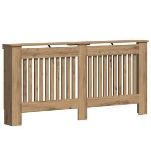 vidaXL Radiator Cover Artisan Oak 172 x 19 x 81.5 cm Engineered Wood