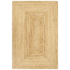 vidaXL Handmade Rug Jute Natural 80x160 cm