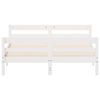 vidaXL Bed Frame without Mattress White 120x200 cm Solid Wood Pine