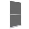 vidaXL Hinged Insect Screen Manual White and Black 120 x 240 cm