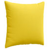 vidaXL Sofa Pillows 2 pcs Light Yellow 60 x 60 cm Fabric