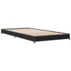 vidaXL Bed Frame without Mattress Black 90x190 cm Single