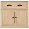 vidaXL Sideboard Sonoma Oak 70x35.5x67.5 cm Engineered Wood