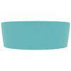 vidaXL Luxury Wash Basin with Overflow Matt Light Green 36x13 cm Ceramic