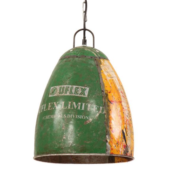 vidaXL Industrial Hanging Lamp 25 W Multicolour Round 32 cm E27