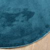 vidaXL Rug OVIEDO Short Pile Turquoise &Oslash; 200 cm