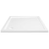 vidaXL Square ABS Shower Base Tray White 80x80 cm