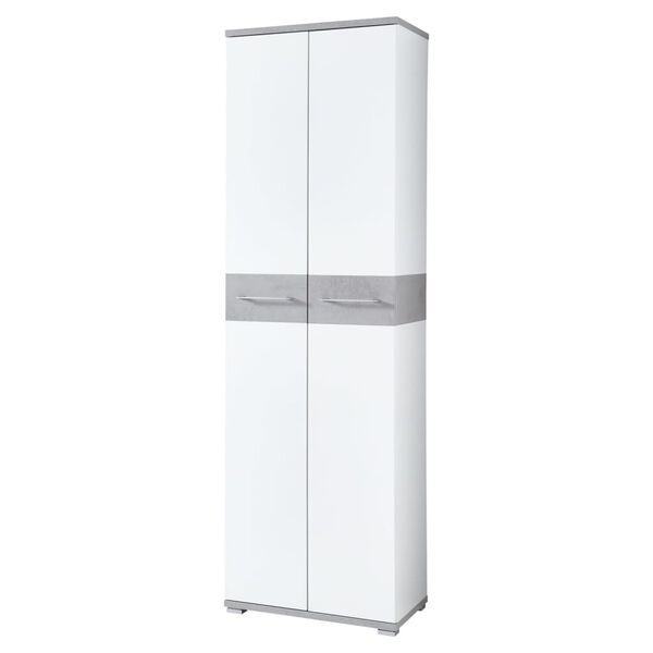 Germania Wardrobe GW-Topix White and Concrete Grey