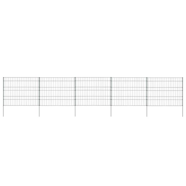vidaXL Garden Fence Set 99.6x79.8 cm Green