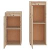 vidaXL TV Cabinets 2 pcs Solid Wood Pine