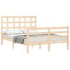 vidaXL Bed Frame without Mattress 140x200 cm Solid Wood