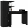 vidaXL Desk 2 pcs Black Oak