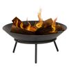 Practo Garden Fire Bowl Black