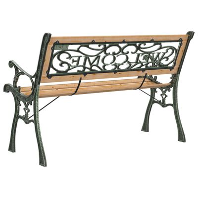 vidaXL Garden Bench 122 cm Solid Firwood