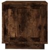 vidaXL Bedside Cabinet Smoked Oak 44x35x45 cm Engineered Wood