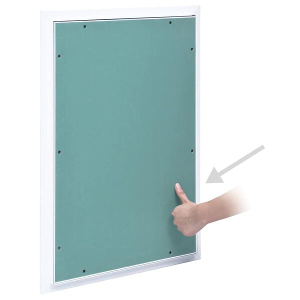 vidaXL Access Panel with Aluminium Frame and Plasterboard 300x600 mm
