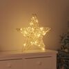 vidaXL 3D Star with 50 LEDs Warm white 55 x 52.5 x 9 cm PET