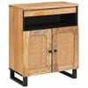 vidaXL Sideboard Brown 60 x 33 x 75 cm Solid Mango Wood