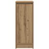 vidaXL Shoe Cabinet Artisan Oak 29.5x34x76 cm Engineered Wood