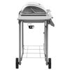 vidaXL Gas BBQ Grill with 4 Burners Silver