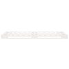 vidaXL Pallet Bed without Mattress White Small Single Solid Wood