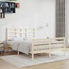 vidaXL Bed Frame without Mattress Solid Wood 120x200 cm