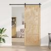 vidaXL Interior Door ORKDAL Brown 83 x 232 cm Plywood