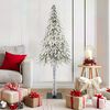 vidaXL Christmas Tree with 150 LEDs White 150 cm PE and Steel