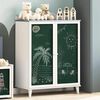 vidaXL Cabinet with Two Doors and Chalkboard Front ROROS