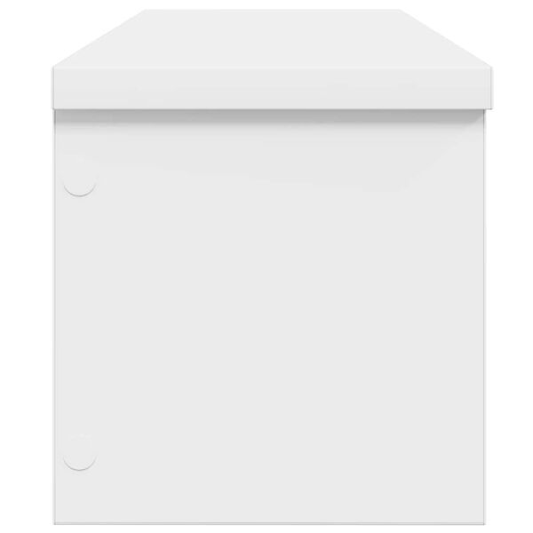 vidaXL Kitchen Rack Stackable White 60x15x16 cm Engineered Wood