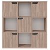 vidaXL Bookshelf Grey Sonoma Oak 88.5x27.5x88 cm Engineered Wood