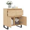 vidaXL Sideboard Sonoma Oak 60x35x70 cm Engineered Wood
