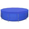 vidaXL Pool Cover PE Round 540 cm 90 g/m²