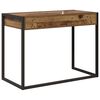 vidaXL Desk with Storage Old Wood 100 x 50 x 75 cm Engineered Wood